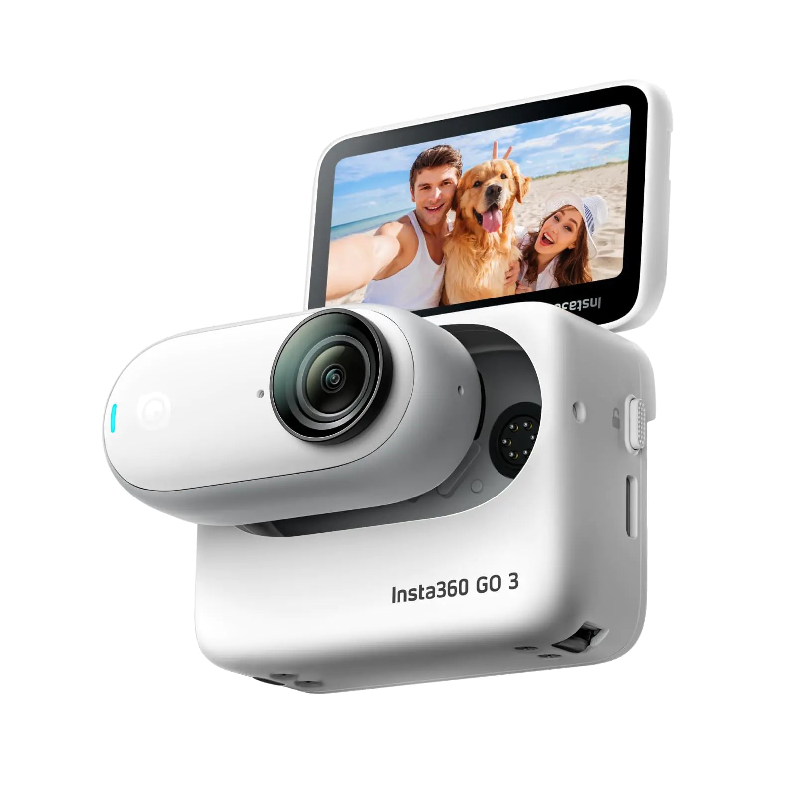 Insta360 GO 3 64GB – Vlogging Camera for Creators Vloggers Mini Action Camera with Flip Touchscreen Light and Portable Hands-Free POV Mount Anywhere Stabilization Remote Preview Waterproof